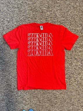 Zumba Fitness Red Short Sleeve Tee
